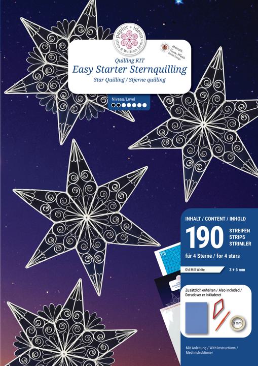 Produktbild Papier+ideen Easy Starter Quilling-Set "Stars"