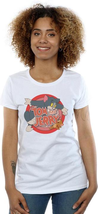 Actual product image Tom & Jerry Womens/Ladies Catch Cotton T-Shirt (S)