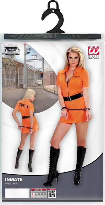 Image du produit Widmann Costume de détenu américain pour femme (M)