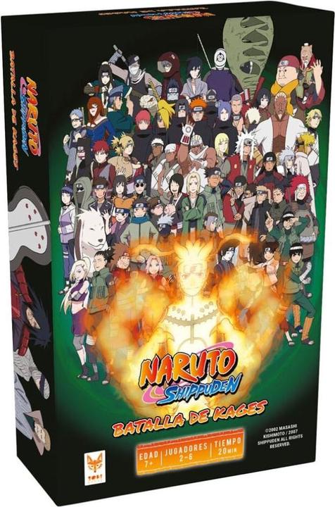 Actual product image Topi games Naruto Card Game Kage Battle *Spain Version* (Spanish)