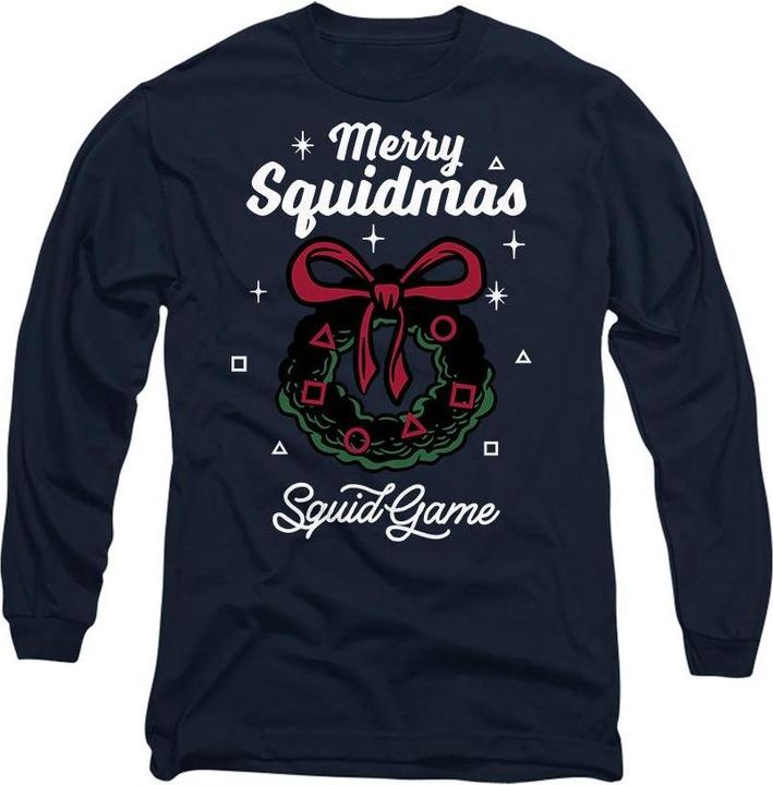 Immagine prodotto Squid Game Merry Squidmas Maglietta Corona di Fiori Adulto Unisex (XXL)
