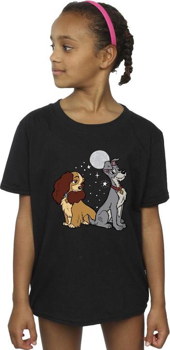 Immagine prodotto Disney Lady And The Tramp Moon Maglietta Ragazze (140, 146)