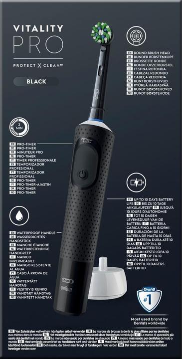 Immagine prodotto Oral-B Vitality Pro D 103 Scatola nera appendibile (Spazzolino oscillante)