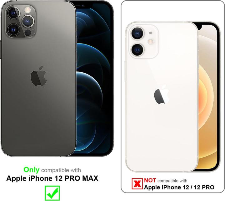 Actual product image Cadorabo Book Invisible Magnet Cover (Apple iPhone 12 Pro Max)