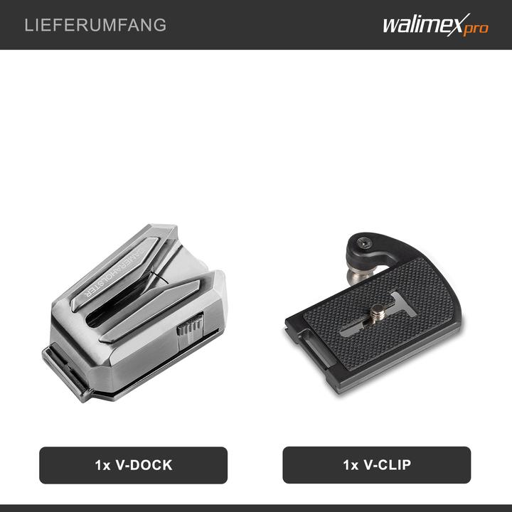 Image du produit Walimex pro pro V-Dock Argus pour caméra (Support de montage)