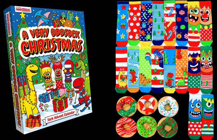 Actual product image United Oddsocks Advent Calendar Socks (30 - 38)