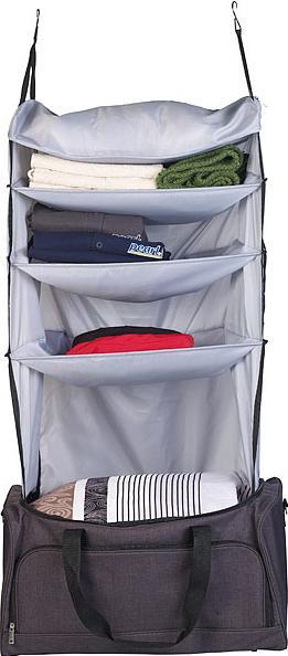 Image du produit Xcase Lot de 2 sacs de voyage pliables avec organisateur de linge à suspendre