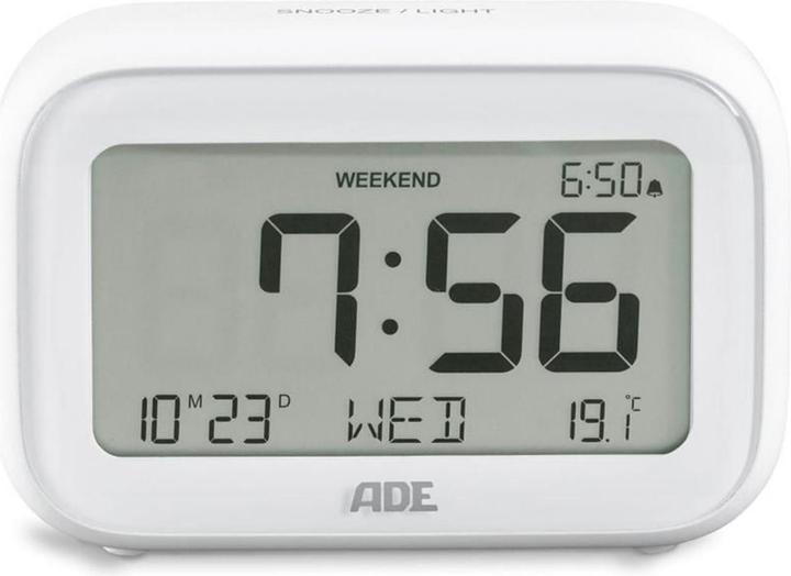 Actual product image ADE Digital alarm clock with temperature display