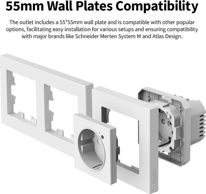 Actual product image Aqara Wall socket