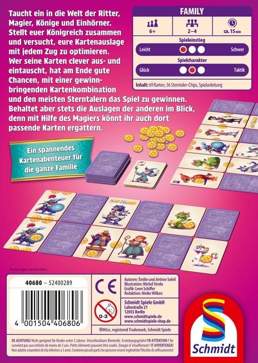 Energie-Label Schmidt Spiele HiLo, Dein Königreich (Deutsch)