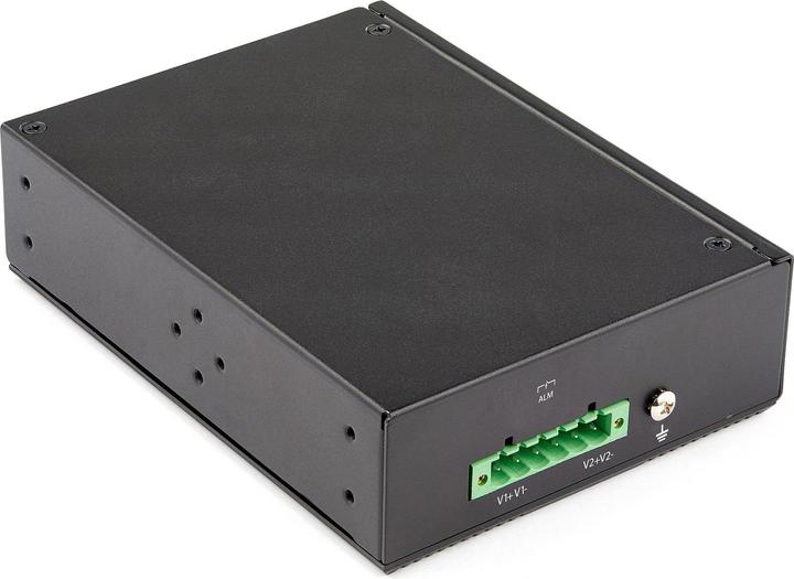 Actual product image StarTech Industrial 8 Port Gigabit PoE Switch - - Power Over Ethernet Switch - GbE PoE+ Unmanaged Switch - (8 Ports)