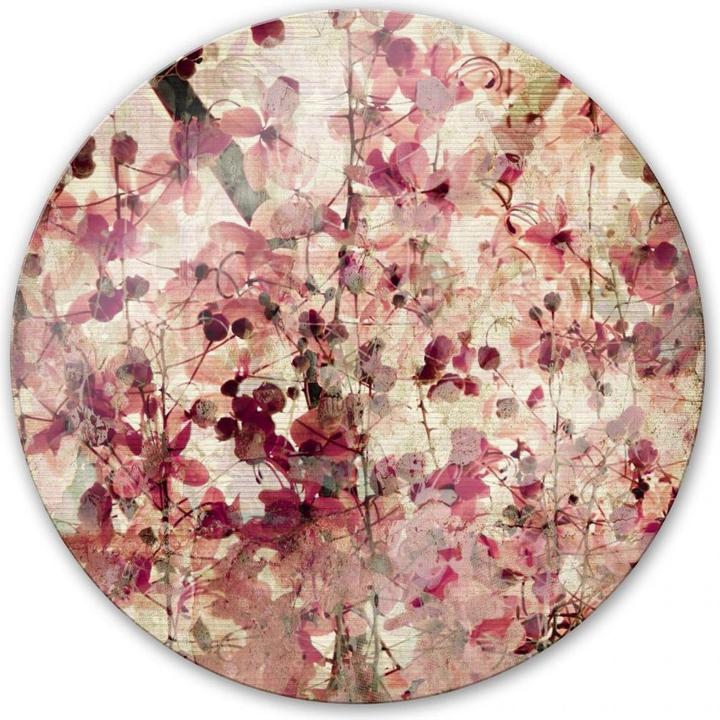 Actual product image Trenddeko Vintage floral pattern - round (Ø 70 cm)