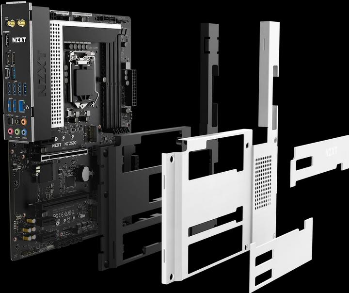Produktbild NZXT Motherboard N7 Z590 MATTE White (LGA 1200, Intel Z590, ATX)
