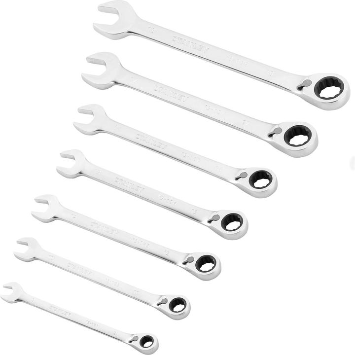Actual product image Stanley Ratchet ring spanner (17 mm, 12 mm, 14 mm, 10 mm, 13 mm)