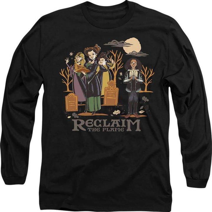 Actual product image Universal Textiles Unisex Adult Reclaim The Flame Sanderson Sisters T-Shirt (M)