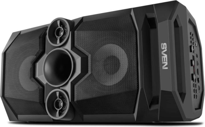 Productafbeelding Sven Luidspreker PS-650, juodas, uitgangsvermogen 2x25W (RMS), TWS, Bluetooth, FM, USB, Micro SD (10 h, Oplaadbare batterij)