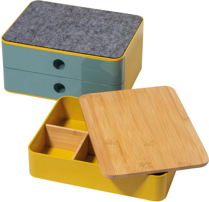 Immagine prodotto Han Schubladenbox Allison Smart-Box Plus 2 Schubladen, Blau