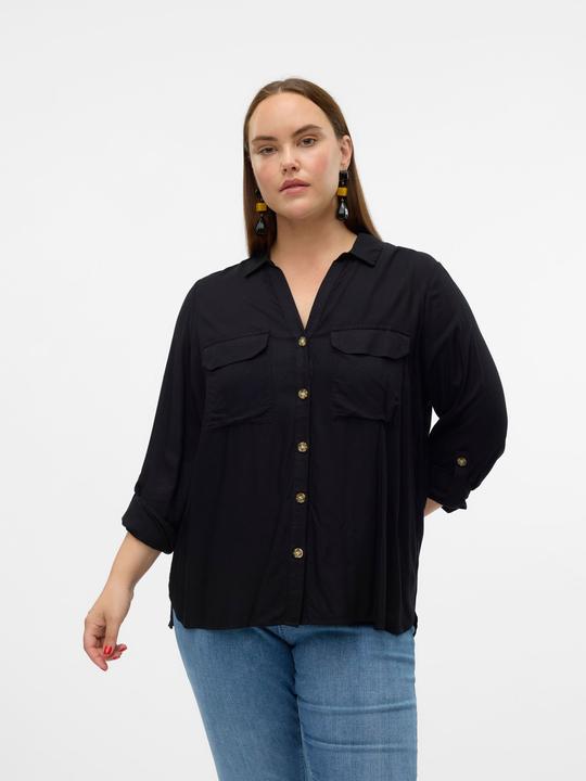 Immagine prodotto Vero Moda Vestibilità regolare colletto a camicia maniche curve con risvolto camicia camicia camicia (48)