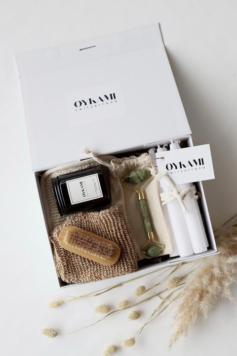 Oykami Beauty Geschenkbox "Tokyo" Grüner Jadestein (Körperpflegeset)