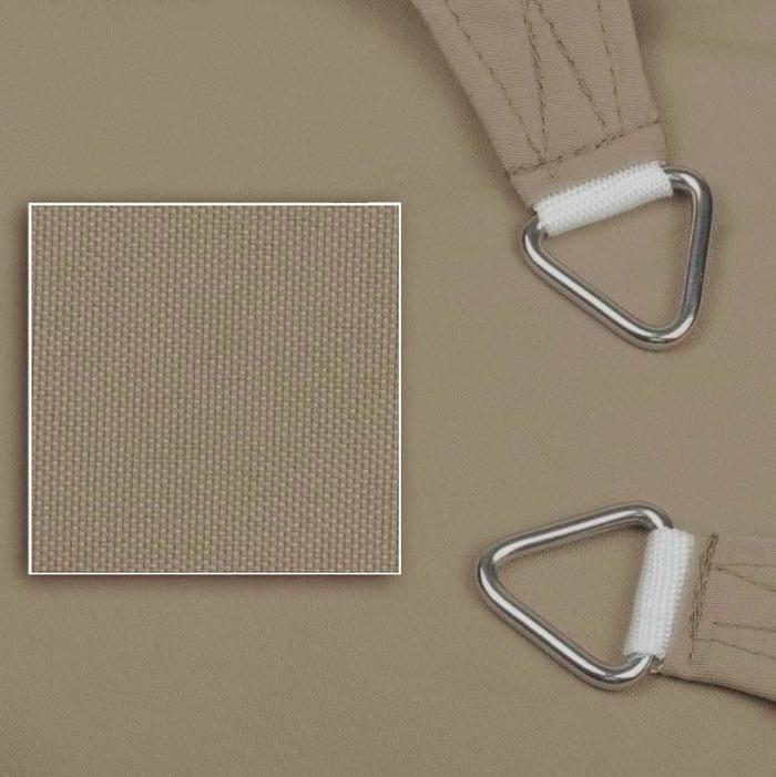 Produktbild Swisshandel24 Sonnensegel wasserdicht Dreieck mit rechtem Winkel (3.5 x 3.5 x 4.9 m)