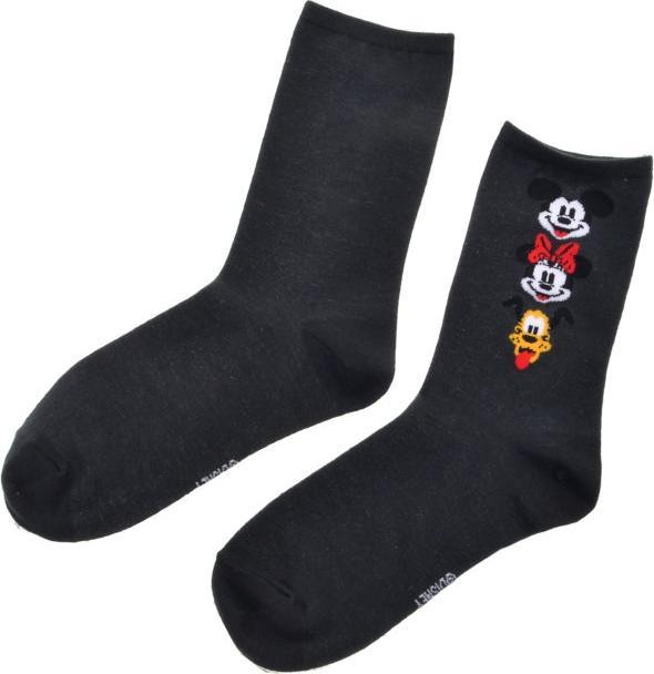 Image du produit Disney Mickey, Minnie, Pluto Socken Triple Face Grau 36-39 (36 - 39)