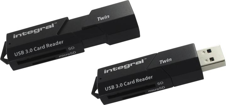Actual product image USB 3.0 TWIN CARD READER Card Reader USB 3.2 Gen 1 (3.1 Gen 1) (USB)