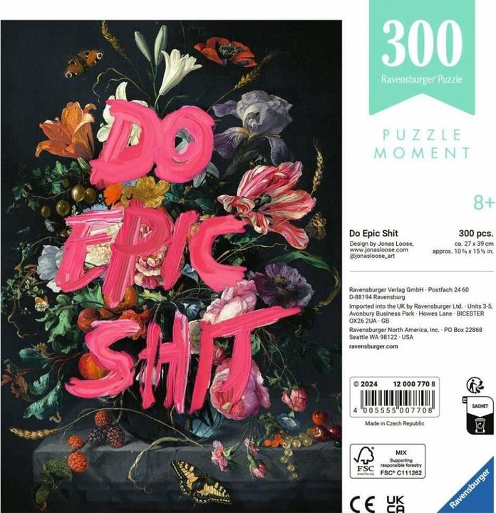 Immagine prodotto Ravensburger Puzzle Moment 12000770 - Fai una cazzata epica - 300 pezzi (300 pezzi)