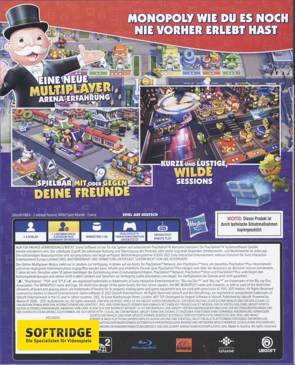 Image du produit Ubisoft Monopoly Madness (PS4, DE)