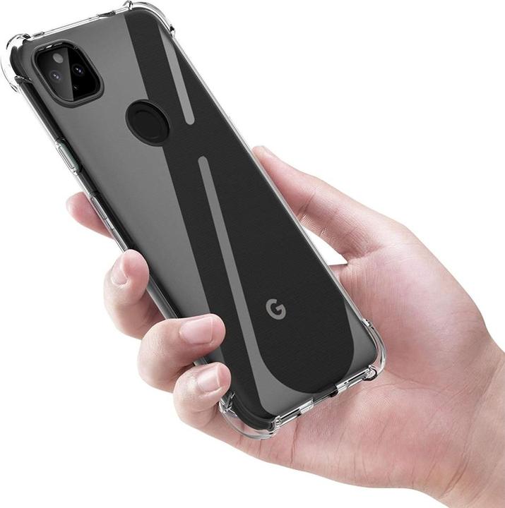 Immagine prodotto Screenguard Google Pixel 4a 5G Custodia Crystal Soft Airbag Bumper (Google Pixel 4a 5G)
