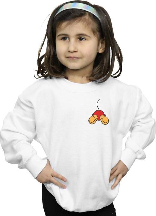 Immagine prodotto Disney Mickey Mouse Backside Breast Print Felpa Ragazze (128)