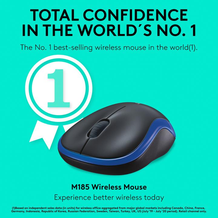 Actual product image Logitech M185 (Wireless)