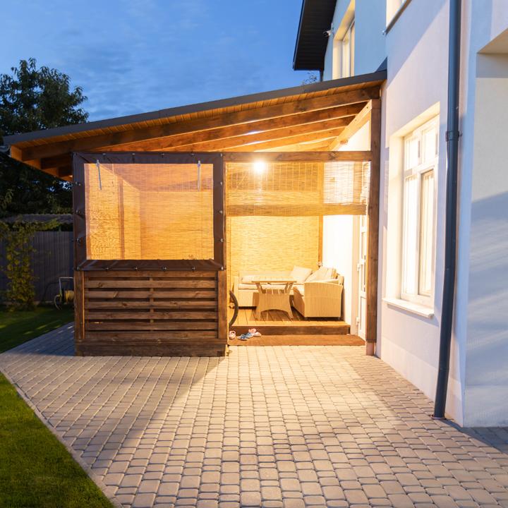 Produktbild Luxula LED-Fluter mit Bewegungsmelder (3000 lm, E27, IP65)