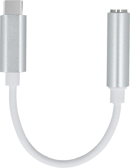 Produktbild Setty Adapter USB-C - Audiobuchse 3,5mm weiss