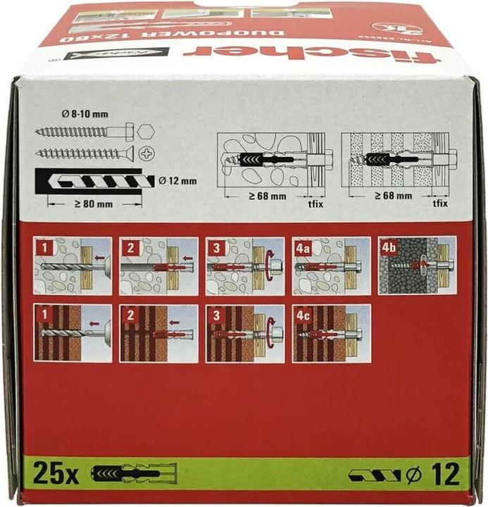 Image du produit Fischer DuoPower (25 pcs)