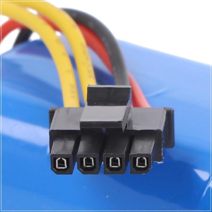 Actual product image AccuCell 3400mAh Proscenic Cocoa Smart 780T Battery 14.8V with Cable and Plug