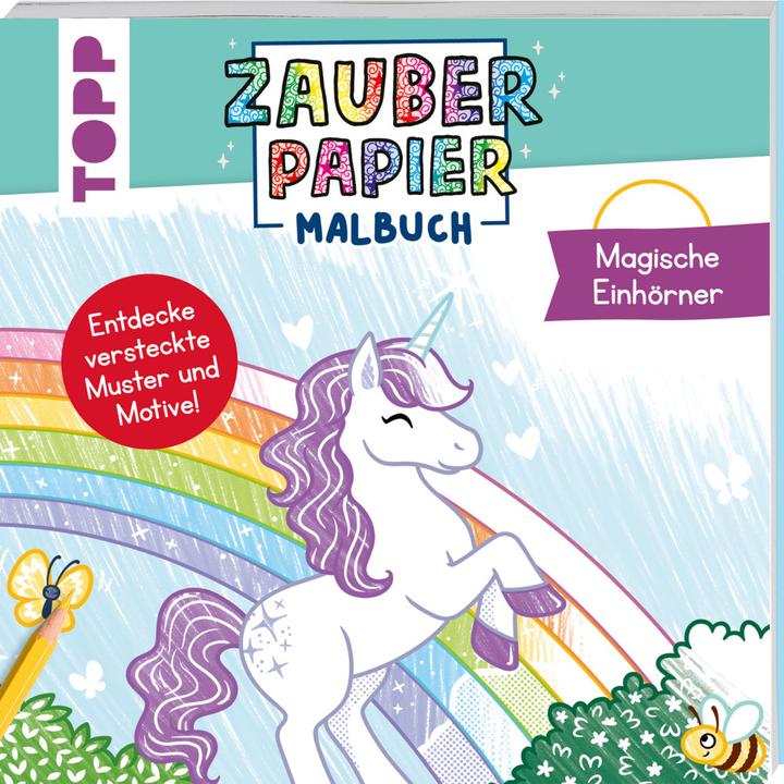 Image du produit Papier magique Livre à colorier Licornes magiques