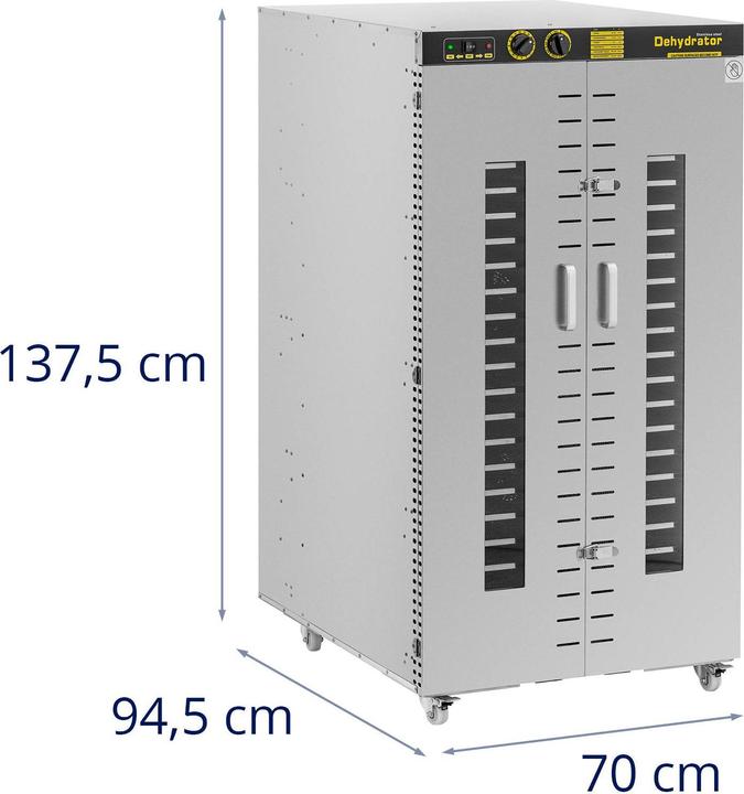 Actual product image Royal Catering Food Dehydrator - 5850 W - 24 shelves -