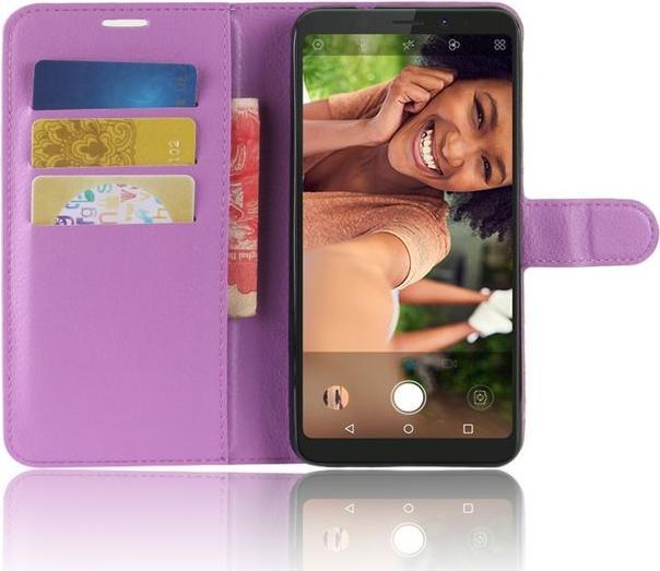 Image du produit MU Classic Couverture en cuir avec texture litchi (Wiko View XL)