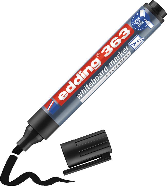 Immagine prodotto Edding Marcatore per lavagna bianca 363 (Nero, 1 mm, 1 x)