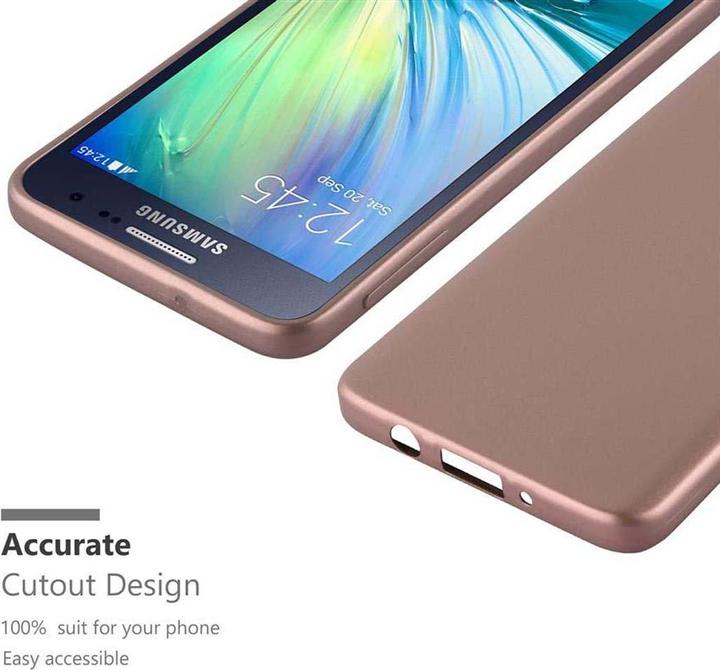 Productafbeelding Cadorabo TPU matte metalen hoes (Samsung Galaxy A3)
