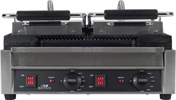 Immagine prodotto Mayfair Paninigrill 2 Deckel gerillt 230V/2400W CH Stecker 475x520x270 mm CNS