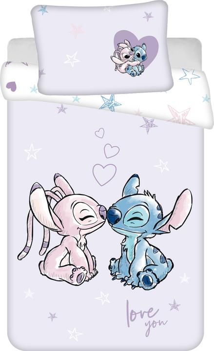 Immagine prodotto Jerry Biancheria da letto per bambini Disney Lilo e Stitch (40 x 60 cm, 100 x 135 cm)