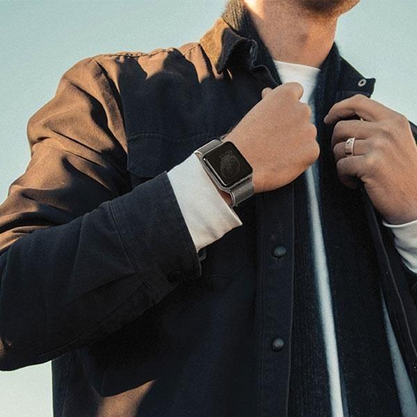 Actual product image Uniq Dante Apple Watch Series 4/5/6/7 (40 mm, 41 mm, Stainless steel)