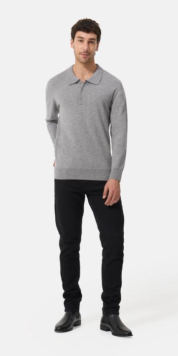 Produktbild Cash-Mere Kaschmir Poloshirt Langarm (XXL)