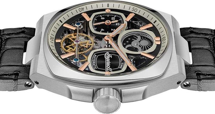 Actual product image Ingersoll 1892 Ingersoll I15801 Men's watch The Spirit Automatic 47mm 5ATM (Analogue wristwatch, 47 mm)