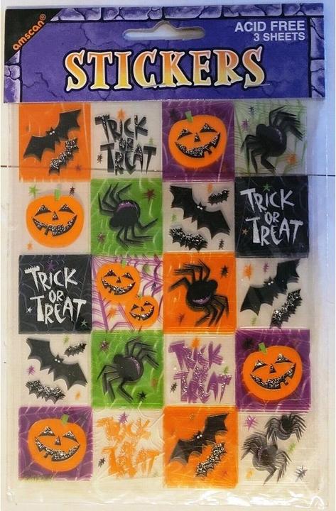 Produktbild Amscan Aufkleber Trick Or Treat Halloween