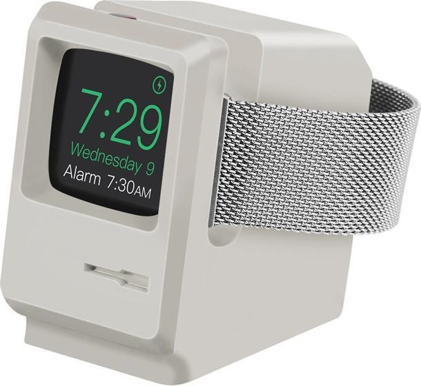 EKO Apple Watch charging station in vintage style in the shape of a Macintosh
