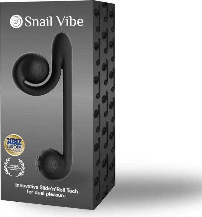 Actual product image Snail Vibe Duo Vibrator - Black