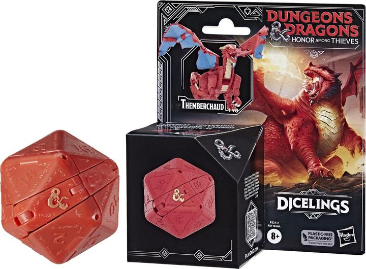 Produktbild Dungeons & Dragons Ehre unter Dieben D&D Dicelings Roter Drache, D&D Drachenspielzeug zum Sammeln, A