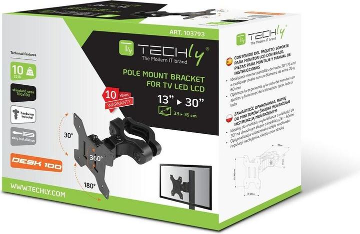 Produktbild Techly ICA-LCD-100BK (Tisch, 30")